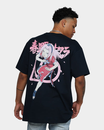 Goat Crew X Naruto Sakura CLR T-Shirt Navy