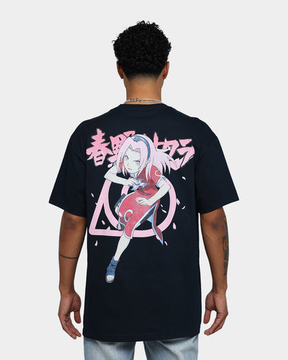 Goat Crew X Naruto Sakura CLR T-Shirt Navy