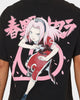 Goat Crew X Naruto Sakura CLR Vintage T-Shirt Washed Black