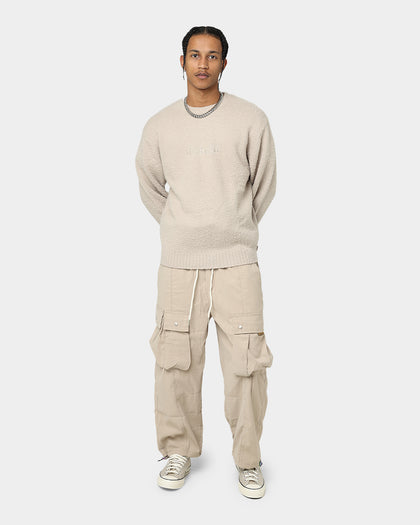 Supreme Woven Brushed Sweater Brown