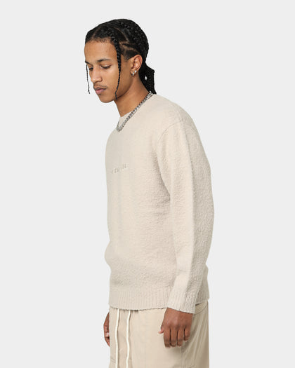 Supreme Woven Brushed Sweater Brown