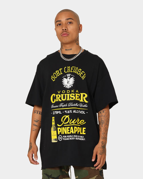 Goat Crew Goat Crew X Vodka Cruiser Pure Pineapple Cruiser T-Shirt Black