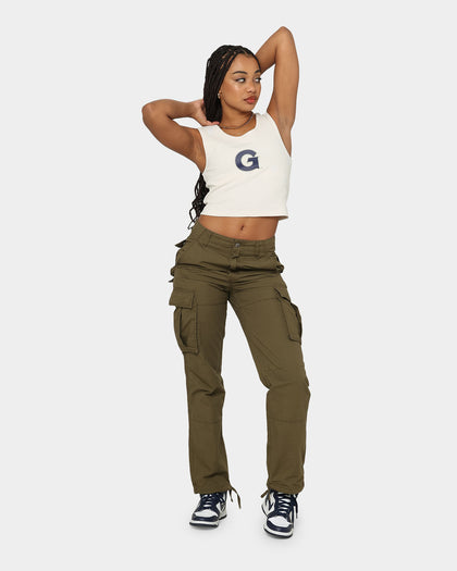 National Collegiate Athletic Association Women's Georgetown Hoyas Classic Rib Tank White Sand