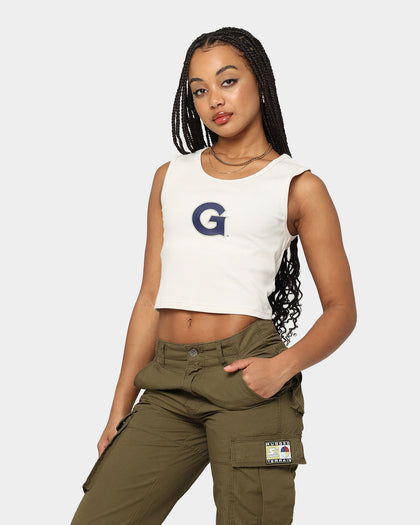 National Collegiate Athletic Association Women's Georgetown Hoyas Classic Rib Tank White Sand