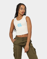 National Collegiate Athletic Association Women's University of North Carolina Tar Heels Classic Rib Tank White Sand