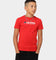 Tommy Hilfiger Kids' U Tommy Logo Short Sleeve T-Shirt Deep Crimson
