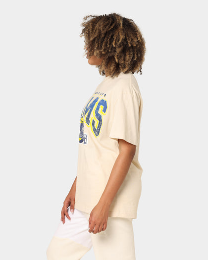 Majestic Athletic Los Angeles Rams Helmet Arch T-Shirt Sand