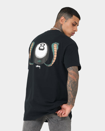 Stussy 8 Snakes T-Shirt Solid Black