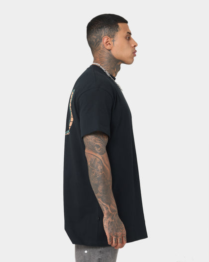 Stussy 8 Snakes T-Shirt Solid Black