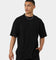 Carré Grid Iron Oversized T-Shirt Black