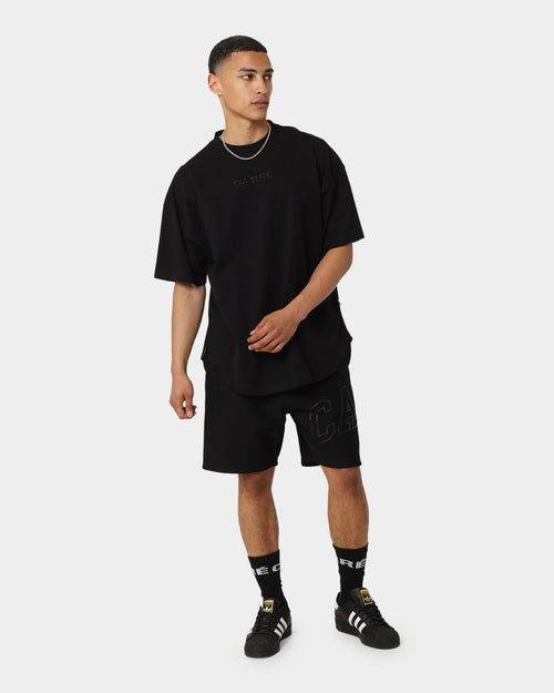 Carré Grid Iron Oversized T-Shirt Black