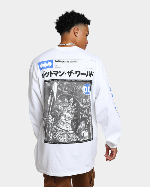 Goat Crew x Batman Batman The World Japan Long Sleeve T-Shirt White