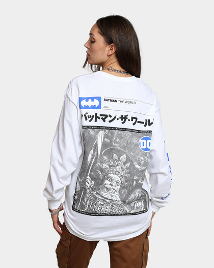 Goat Crew x Batman Batman The World Japan Long Sleeve T-Shirt White