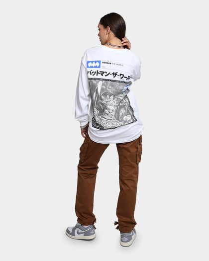 Goat Crew x Batman Batman The World Japan Long Sleeve T-Shirt White