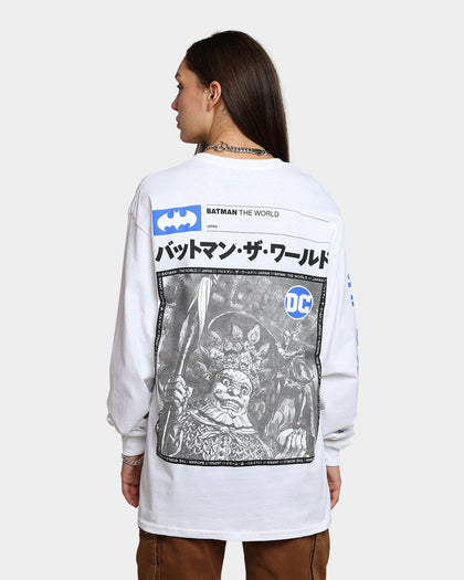 Goat Crew x Batman Batman The World Japan Long Sleeve T-Shirt White