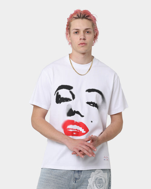 Carré X Marilyn Monroe Red Lips T-Shirt White