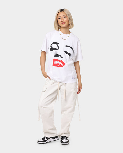 Carré X Marilyn Monroe Red Lips T-Shirt White