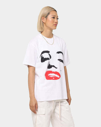 Carré X Marilyn Monroe Red Lips T-Shirt White