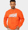 Jordan Flight MVP Graphic Fleece Crewneck Rush Orange/White