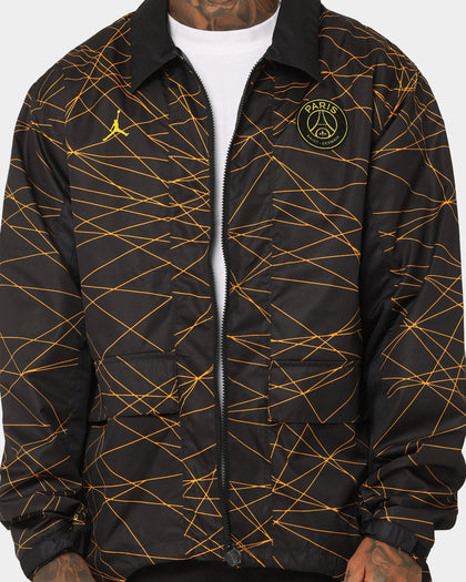 Jordan X Paris Saint-Germain Anthem Jacket Black/Tour Yellow
