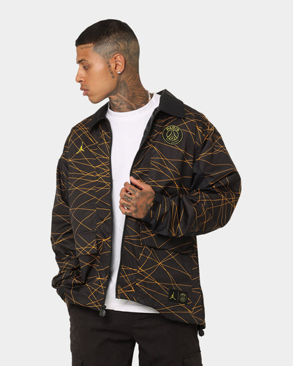 Jordan X Paris Saint-Germain Anthem Jacket Black/Tour Yellow