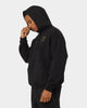 Jordan X Paris Saint-Germain Fleece Pullover Hoodie Black/Tour Yellow