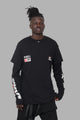 DXXMLife L-5 DXXM Racing Long Sleeve T-Shirt Black