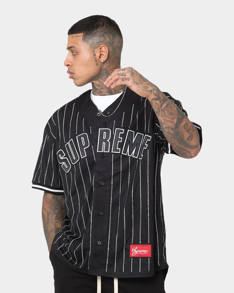 Supreme Supreme 20SS Rhinestone Baseball Jersey Rhinestone