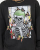 Goat Crew Green Skeleton Crewneck Black