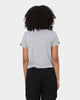 Crooks & Castles Women's Collar Logo Crop T-Shirt Heather Grey
