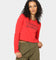 Crooks & Castles Women's Cross Out Long Sleeve T-Shirt Red