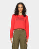 Crooks & Castles Women's Cross Out Long Sleeve T-Shirt Red