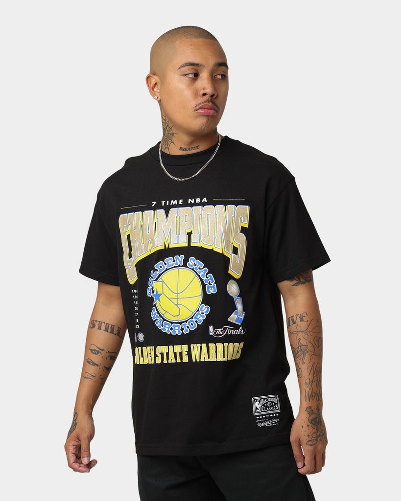 Golden State Warriors NBA 2021/2022 Champions T-Shirt - Faded Black -  Throwback