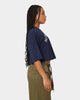 Majestic Athletic Women's Cooperstown Crop T-Shirt True Navy