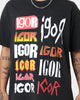 Goat Crew Igor Metal Logo T-Shirt Black Wash