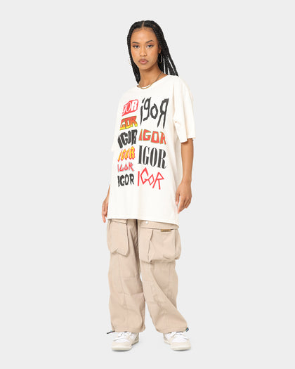 Goat Crew Igor Metal Logo T-Shirt Off White