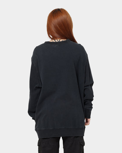 Goat Crew Team Felicia Vintage Crewneck Black Wash