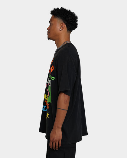 Goat Crew Reasons To Be Happy Vintage T-Shirt Black Wash