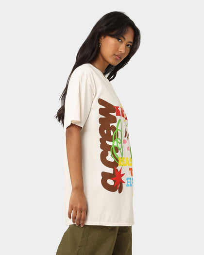 Goat Crew Reasons To Be Happy T-Shirt Off White