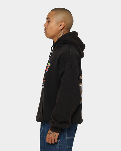 American Thrift X Back To The Future Back To The Future 2 Vintage Hoodie Washed Black