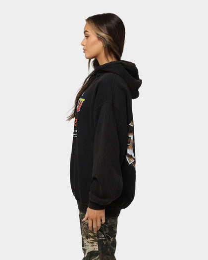 American Thrift X Back To The Future Back To The Future 2 Vintage Hoodie Washed Black