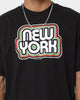 New Era New York Yankees Retro Outline Logo T-Shirt Black