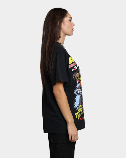 American Thrift Dirt Bike T-Shirt Off Black