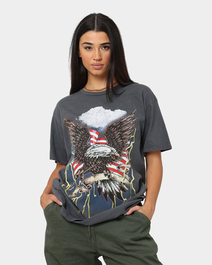 American Thrift Patriot Storm T-Shirt Off Black