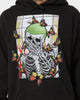 Goat Crew Green Skeleton Hoodie Black Wash
