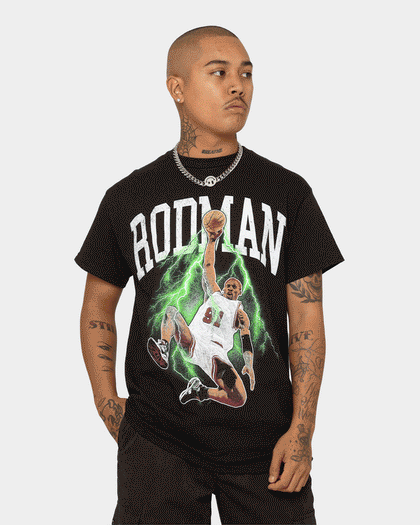 Rodman Brand Rodman Glow Dunk Vintage T-Shirt Black/Green