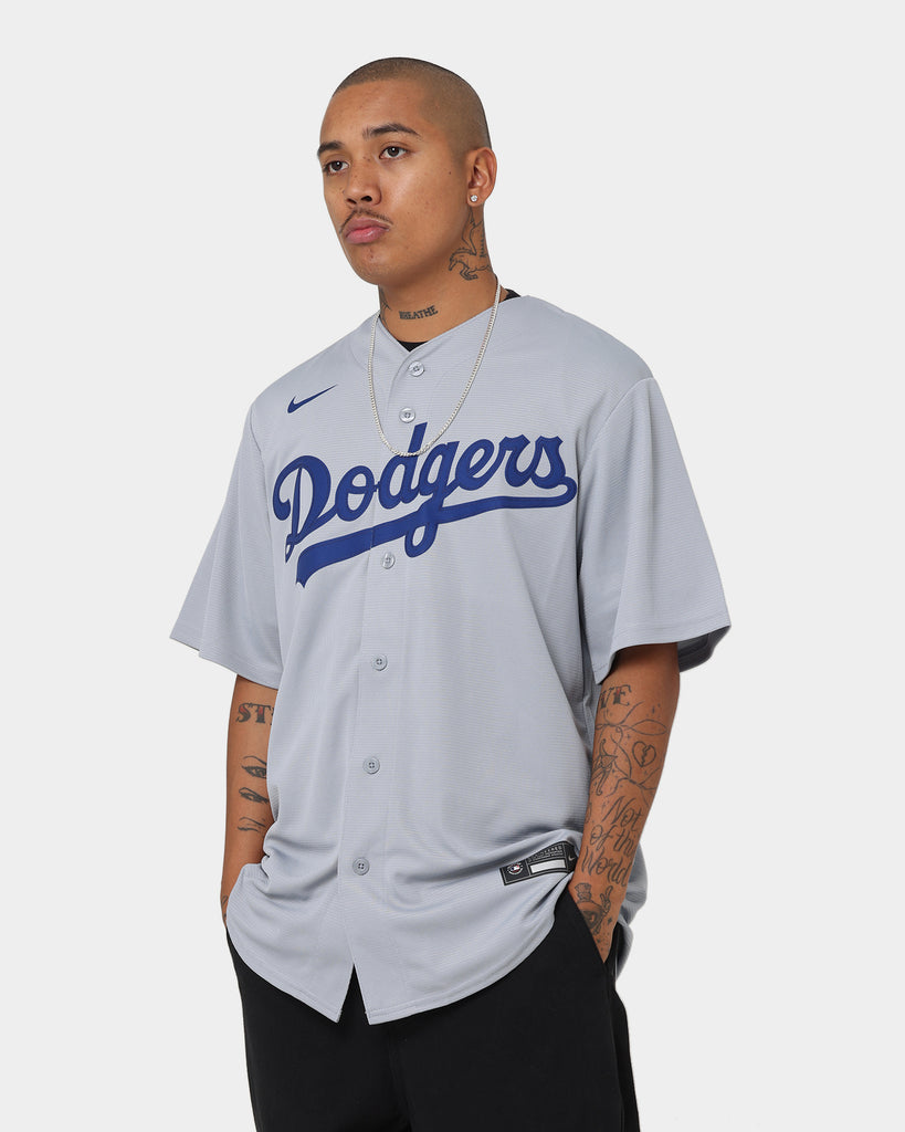 Nike Los Angeles Dodgers Official Rep Jersey Team Base Grey