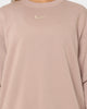 Nike Women's Nike Sportswear Phoenix Oversized Crewneck Diffused Taupe