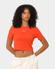 Nike Women's Nike Sportswear Essential Slim Crop T-Shirt Picante Red