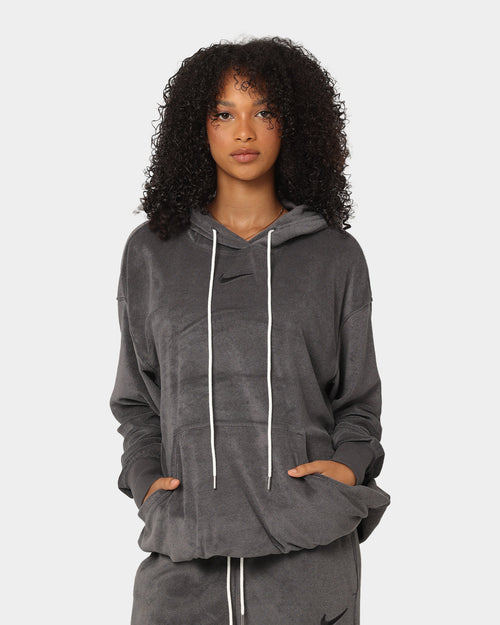 Nike Women's Nike Sportswear French Terry Oversized Pullover Hoodie Anthracite/Black